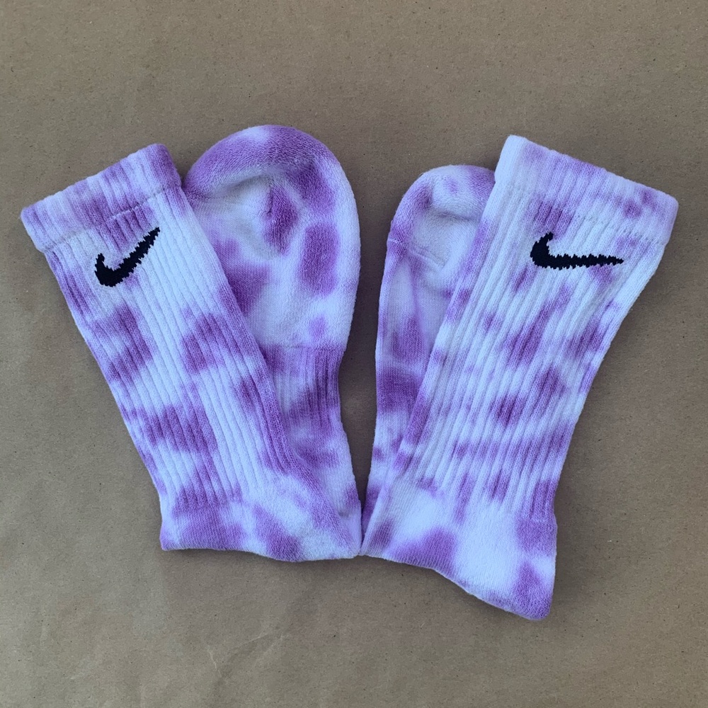 Nike Tie Dye Crew Socks - Large - Picture 2 of 4
